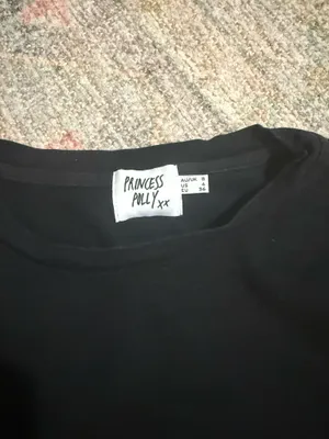 Princess Polly Crop Top Black thumbnail 2