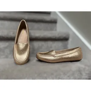 Vionic Debbie Metallic Loafers Women's 7.5 Rose Gold Comfort Orthotic Flats Chic thumbnail 2