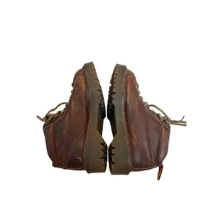 Vintage Dr. Martens Made in England Brown Leather Ankle Boots Women 6 Men 5 thumbnail 5