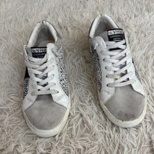 Vintage‎ Havana Sneakers White Gray Snake Star Logo Shoes Women's 8.5 thumbnail 2