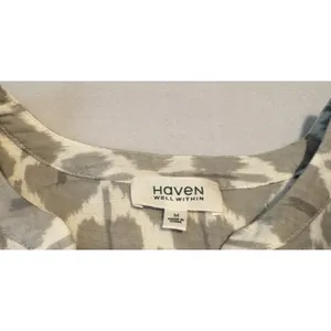 Talbots Haven Well Within 100% Organic Cotton Gauzy Lightwght Lounge Top Size M thumbnail 4