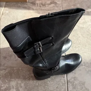 Journee Collection Sonny Knee High Wide Calf Boots in Black, Size 10 WC thumbnail 11
