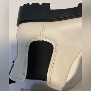 UGG Black and White Jasmine Markstrum Waterproof Leather Chelsea Ankle Boots thumbnail 7