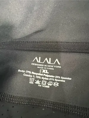 NEW ALALA Black Ace Athletic Jacket Size XL thumbnail 4