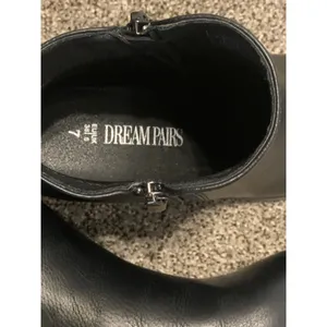 Dream Paris Ankle Boots Women 7 Black Good Block Heel Zip SDAB2440W thumbnail 5