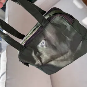 Prada Dark Green Nylon Toiletry Bag thumbnail 6