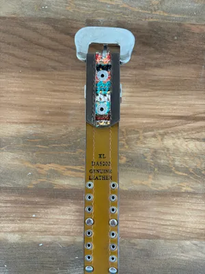 Bedazzled Belt Brown Size XS thumbnail 3