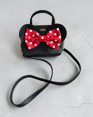 KATE SPADE x Minnie Mouse Disney Black Saffiano Leather Crossbody Bag thumbnail 1
