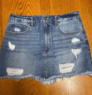 Forever 21 Denim Jean Skirt thumbnail 1