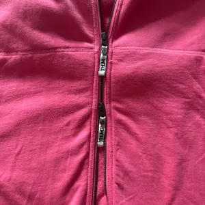 THUMB UNITED 4X Pink Full Zip Heavy Hoodie Oversized Cowl Neck Sweatshirt Jacket thumbnail 12