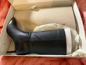 BRAND NEW RalphLauren Leannah-BO-MBO Black Sheep Nappa Sz 8.5 $465Retail! thumbnail 2