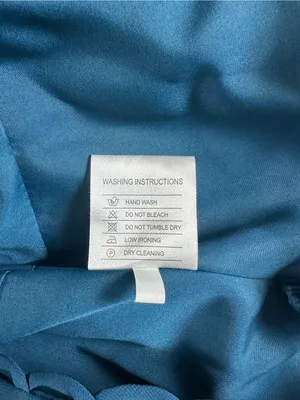 Ryanth Asymmetrical Off Shoulder Ruched Bodice Chiffon Evening Gown Blue 12 NWT thumbnail 8