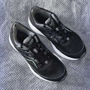 Saucony Cohesion 15 Black Green Women’s Running Shoes Size 8.5 Athletic Versarun thumbnail 4
