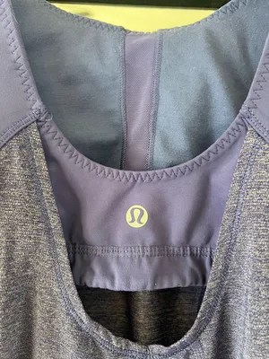 Lululemon Run For Your Life Size 6 Purple Tank Top long shirt with cinch waist thumbnail 4