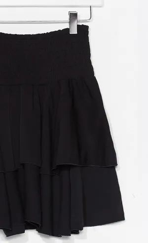 Nasty Gal Loose Shirred Tiered Mini Skirt thumbnail 2