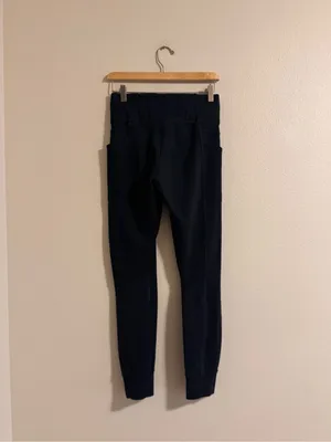 Nike Women’s Black Slim Track Joggers with Side Pockets thumbnail 3