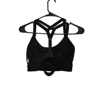 Free People Movement Black Strappy Activewear Stretch Run Racer Sports Bra XS thumbnail 4