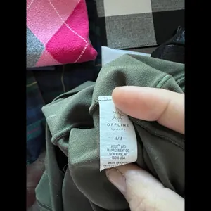 Aerie High-Waisted Leggings in Olive Green size Medium thumbnail 5