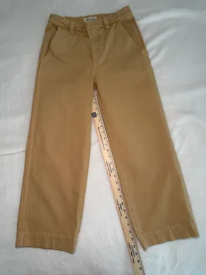 The Perfect Vintage Wide Leg High Rise Madewell Women Earthen Gold Size 27 Fall thumbnail 1