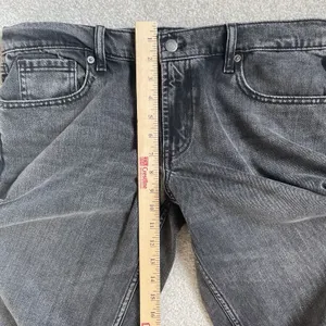 Old Navy Low Rise Baggy Wide Leg Denim Jeans Pants Cotton Blend Black Size 12 thumbnail 13