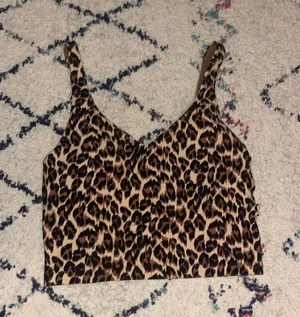 Aerie Cheetah Print Sports Bra Tank thumbnail 1