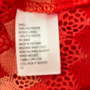 Chelsea & Violet Red and Pink Lace Tie-Front Cropped Top 2 pieces set thumbnail 15