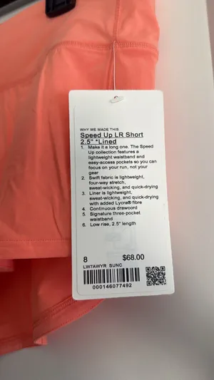 lululemon Size 8 Speed Up LR 2.5” Lined Run Shorts thumbnail 5