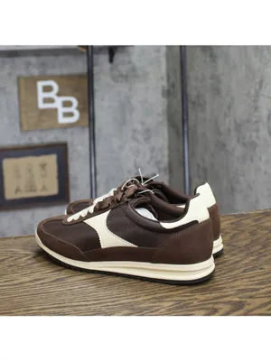 NWT Universal Thread Womens Skyler Jogger Sneakers Double Laces Brown / White 7 thumbnail 3