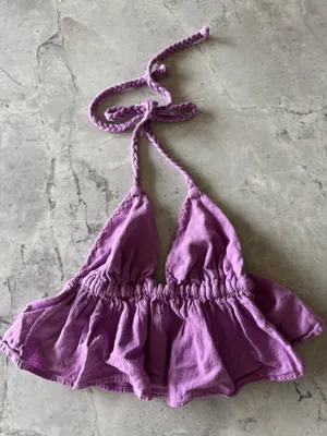 Blanco By Nature Halter Top Purple thumbnail 1