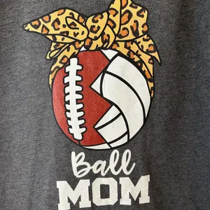 Port and Company Dark Gray Ball Mom Tank Top thumbnail 2