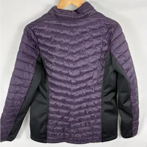 32 Degrees Heat Purple Quilted Zip Up Jacket Size Medium thumbnail 4
