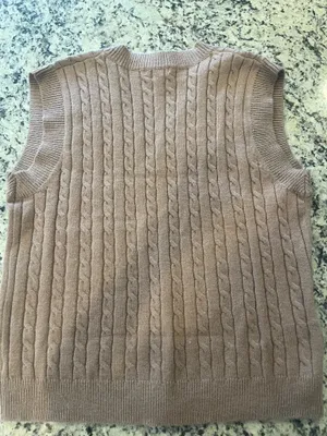 Avara sweater vest Tan Size L thumbnail 3