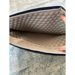 Mosiso Blue Laptop Ipad Zippered Sleeve Bag with Carry Handle thumbnail 5