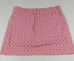 Sailor-sailor Skort Womens XL Pink‎ Floral Athletic Stretch Lined Pockets USA thumbnail 1