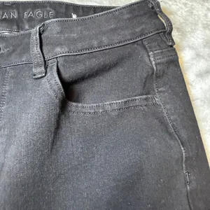 American Eagle Womens Size 12 Long The Dream Jean Black High Rise Jegging Skinny thumbnail 13