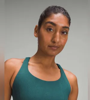 Lululemon Energy Longline Ribbed Bra *Medium Support, B–D Cups - Storm Teal thumbnail 9