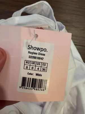 Showpo. White Hughes Mini Dress Size 4 NWT - C27-150 thumbnail 10