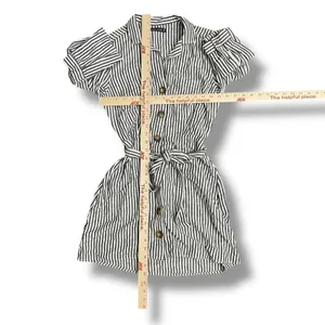 Abercrombie & Fitch Striped Shirt Dress XS Button‎ Front Tie Waist Long Sleeve thumbnail 3