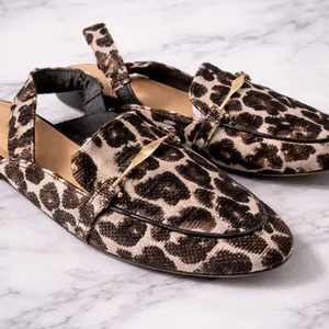 Leopard Print Slingback Loafers - Women size 6 thumbnail 3