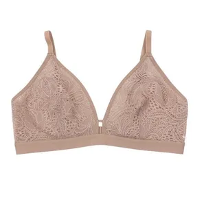 NWT‎ LIVELY Lace Bra Orchid Seamless Triangle Comfort Adjustable Straps Size 3 thumbnail 2