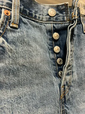 Levi's High-Waisted Wedgie 501 Denim Shorts thumbnail 3