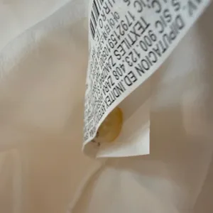 Zara White Button-Up - L (Satin-like) thumbnail 6