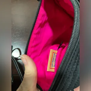 Dooney & Bourke North South Triple Zip Black Nylon Embroidered‎ Duck Crossbody thumbnail 5