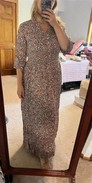 NWT Evy’s Tree Floral Maxi Dress The Hannah size small/medium retails $88 thumbnail 1