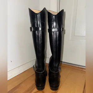 Frye Dorado riding boots made of black leather thumbnail 3