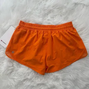 Lululemon Hotty Hot Low Rise Lined Short 2.5" Lit Orange Size 8 thumbnail 6