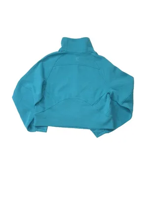 NWT Lululemon Scuba Oversized Funnel Neck Half-Zip in Oceanic Sweatshirt XS/S thumbnail 9
