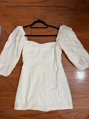 Hello Molly White Eyelet Dress thumbnail 4