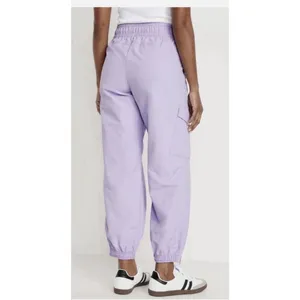 Old Navy Women’s HighWaisted AnkleZip Cargo Joggers Lavender Size Large Nylon thumbnail 3