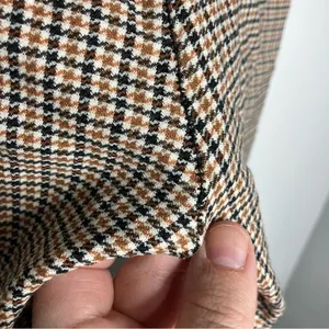 Zara plaid houndstooth pattern skinny‎ pants size medium thumbnail 6